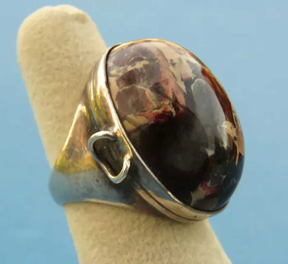 BOLD Grosse Germany Sterling Silver Ring Mulitico… - image 3