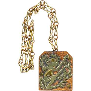 MEXICAN Mixed Metal Pendant