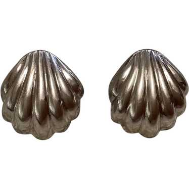 Vintage Sterling ‘Sea Shell Earrings’