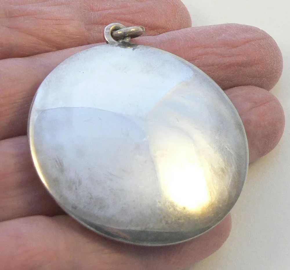 Compact Pendant from Chatelaine Sterling Silver F… - image 4