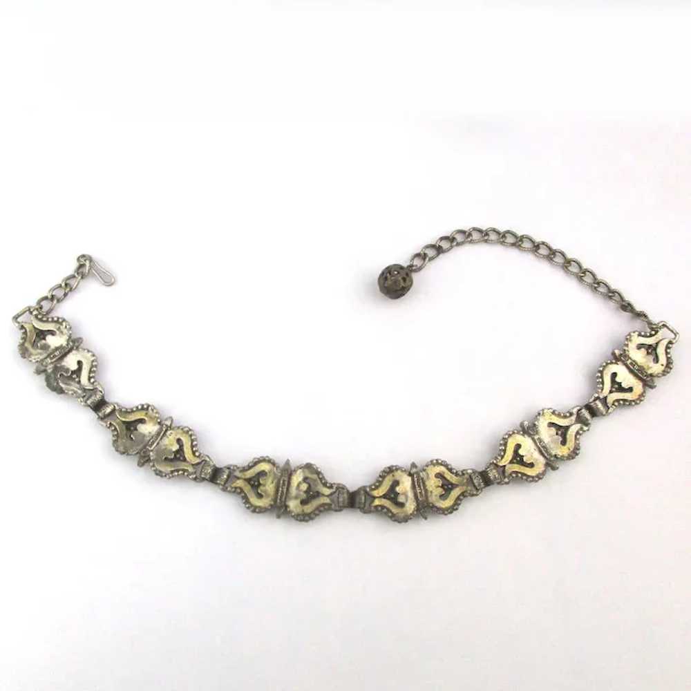 Art Deco Era HOLLYCRAFT Choker Necklace - image 3