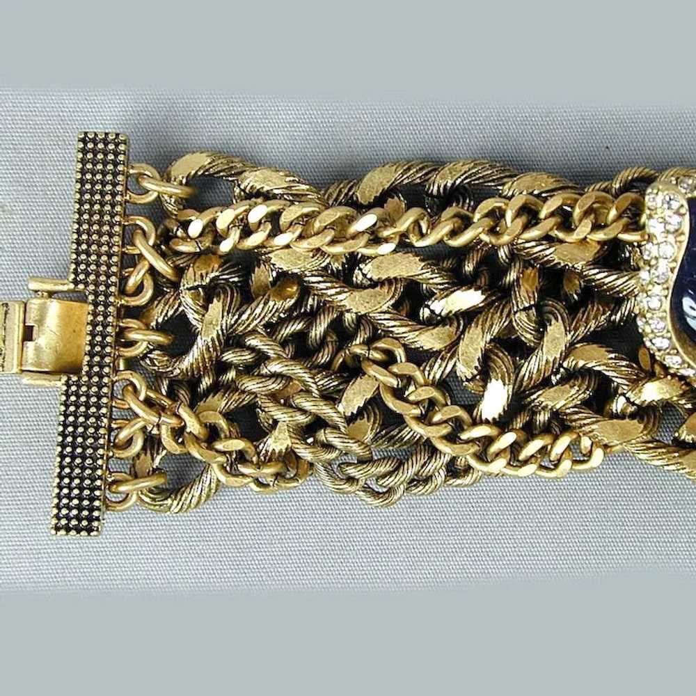 Massive Vintage Bracelet - Over 8 Oz. of Wow Fact… - image 3