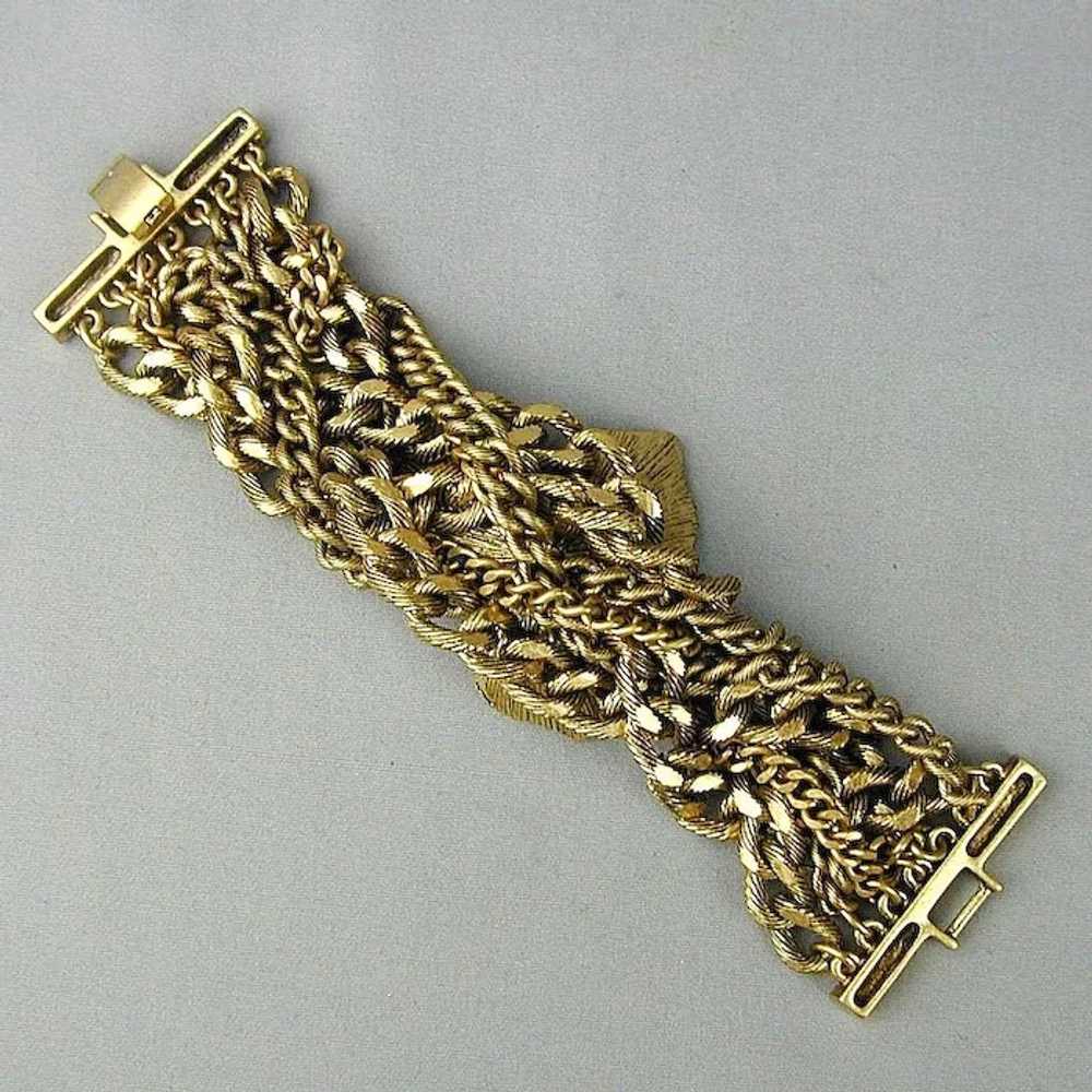 Massive Vintage Bracelet - Over 8 Oz. of Wow Fact… - image 5