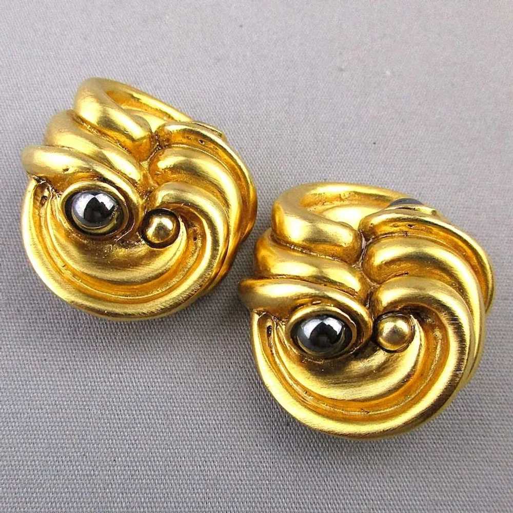 Vintage Designer Pin - Earrings Set Fahrenheit N.… - image 4