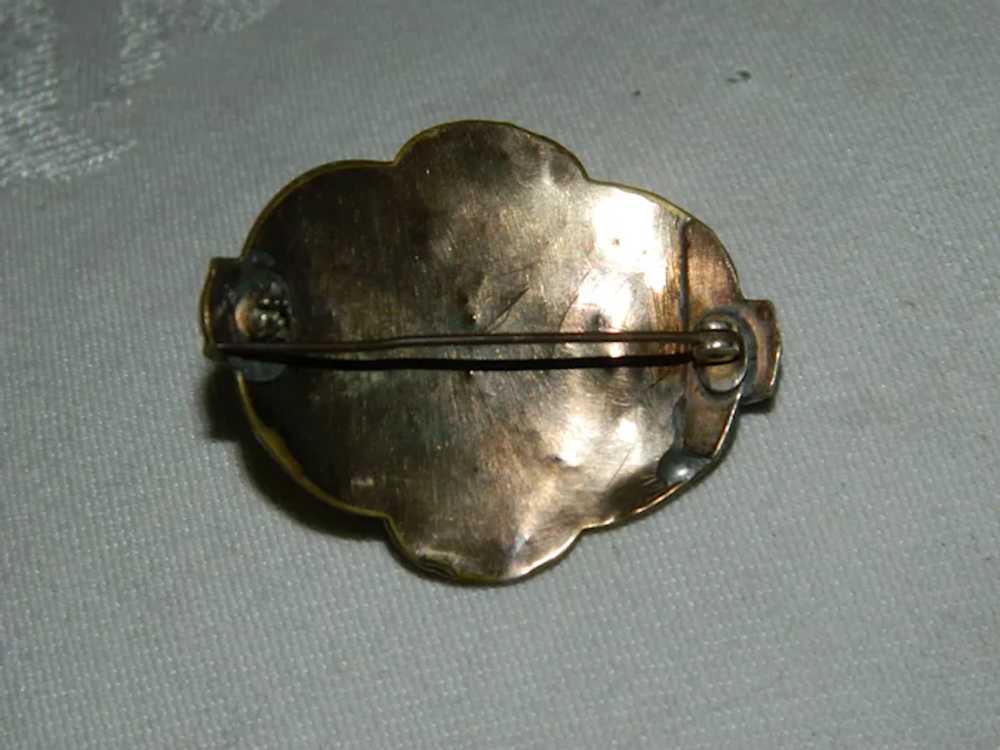 Super Old Unknown Metal Brooch - image 3