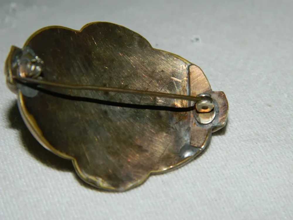 Super Old Unknown Metal Brooch - image 4