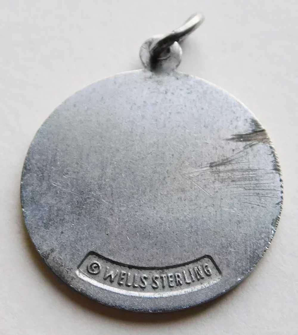 Sterling CALIFORNIA Vintage Estate Charm - State … - image 2