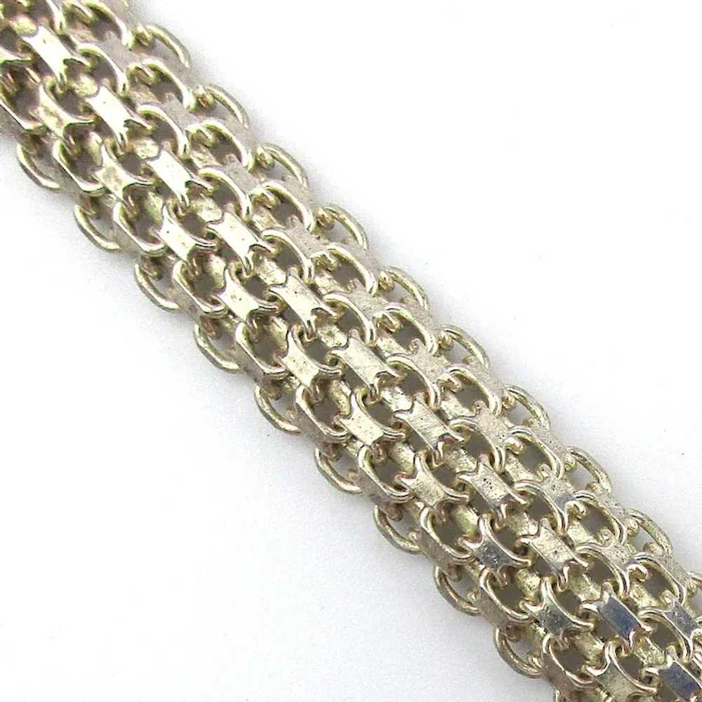 Sterling Silver Slinky Snaky Mesh Bracelet - image 4