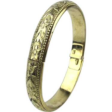 Whiting & Davis Ornate Hinge Bracelet a la Victor… - image 1