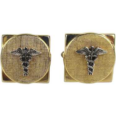 925 Sterling Silver - Vintage Cadeseus Staff Of Hermes Symbol Tie