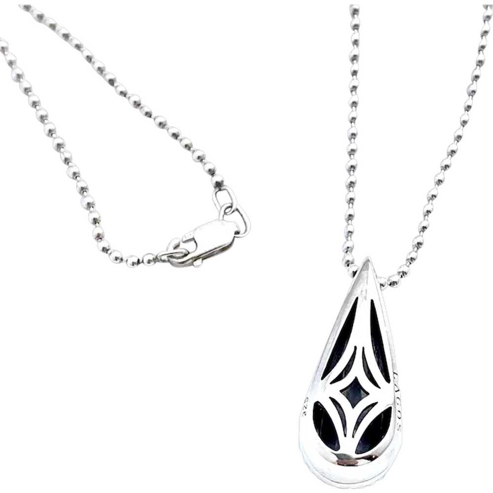 LAGOS Sterling Silver Teardrop Pendant - image 1