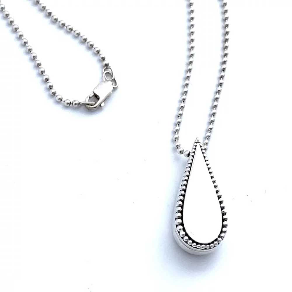 LAGOS Sterling Silver Teardrop Pendant - image 2