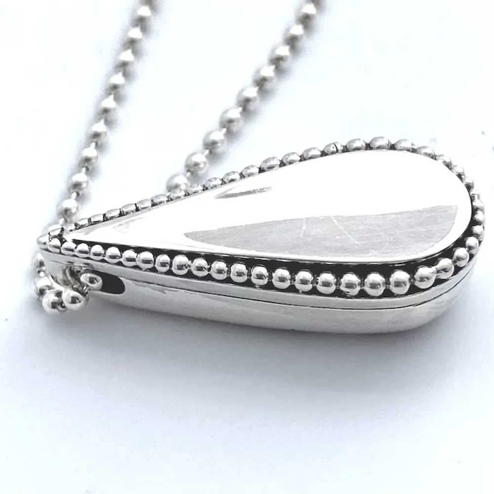 LAGOS Sterling Silver Teardrop Pendant - image 6