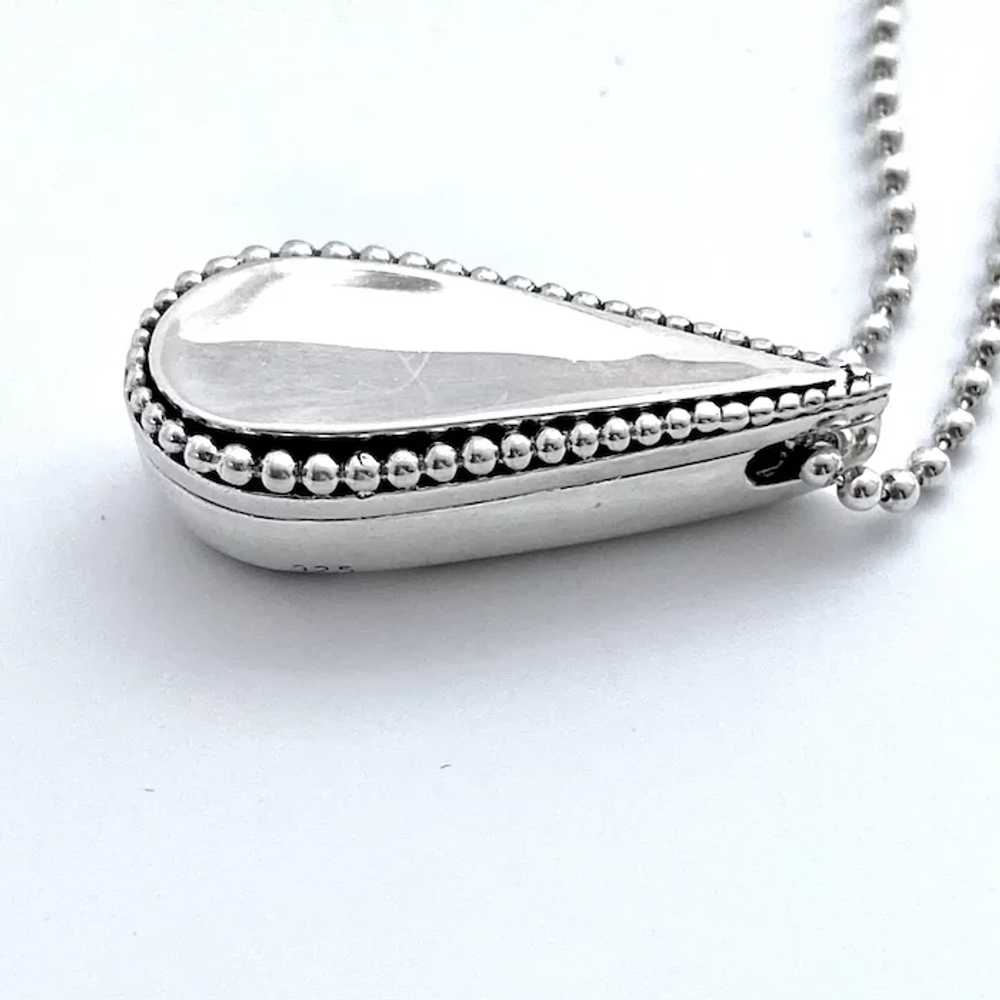 LAGOS Sterling Silver Teardrop Pendant - image 7