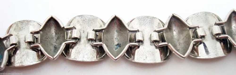 Sterling Silver Art Deco Bracelet - image 5