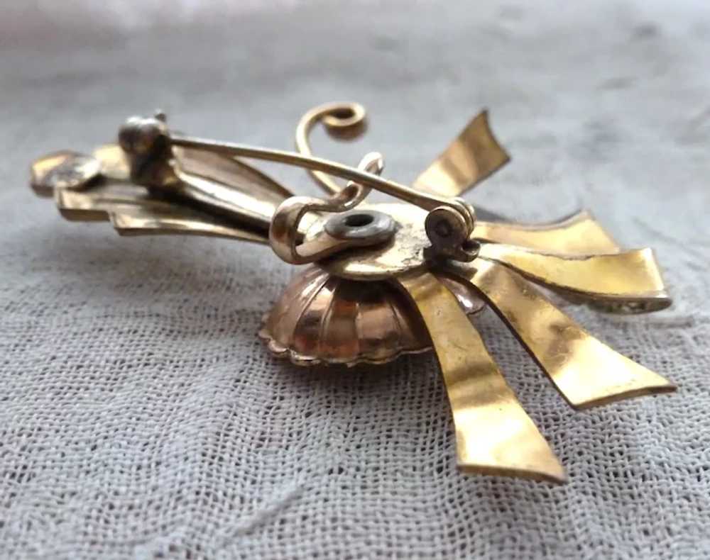 Harrry Isken Gold Filled Watch Pin Brooch - image 2