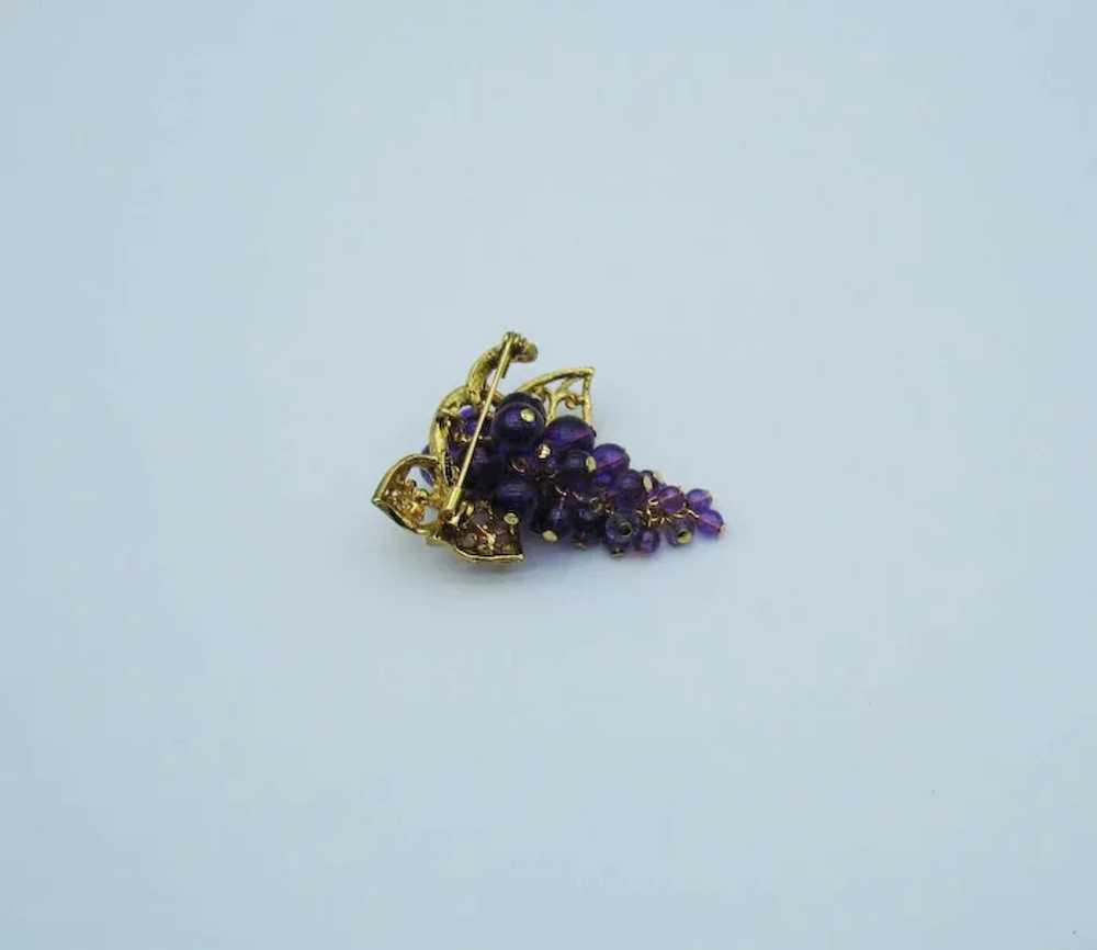 BOOK Signed Avon Vintage 1993 Fall Grapes Pin Bro… - image 4