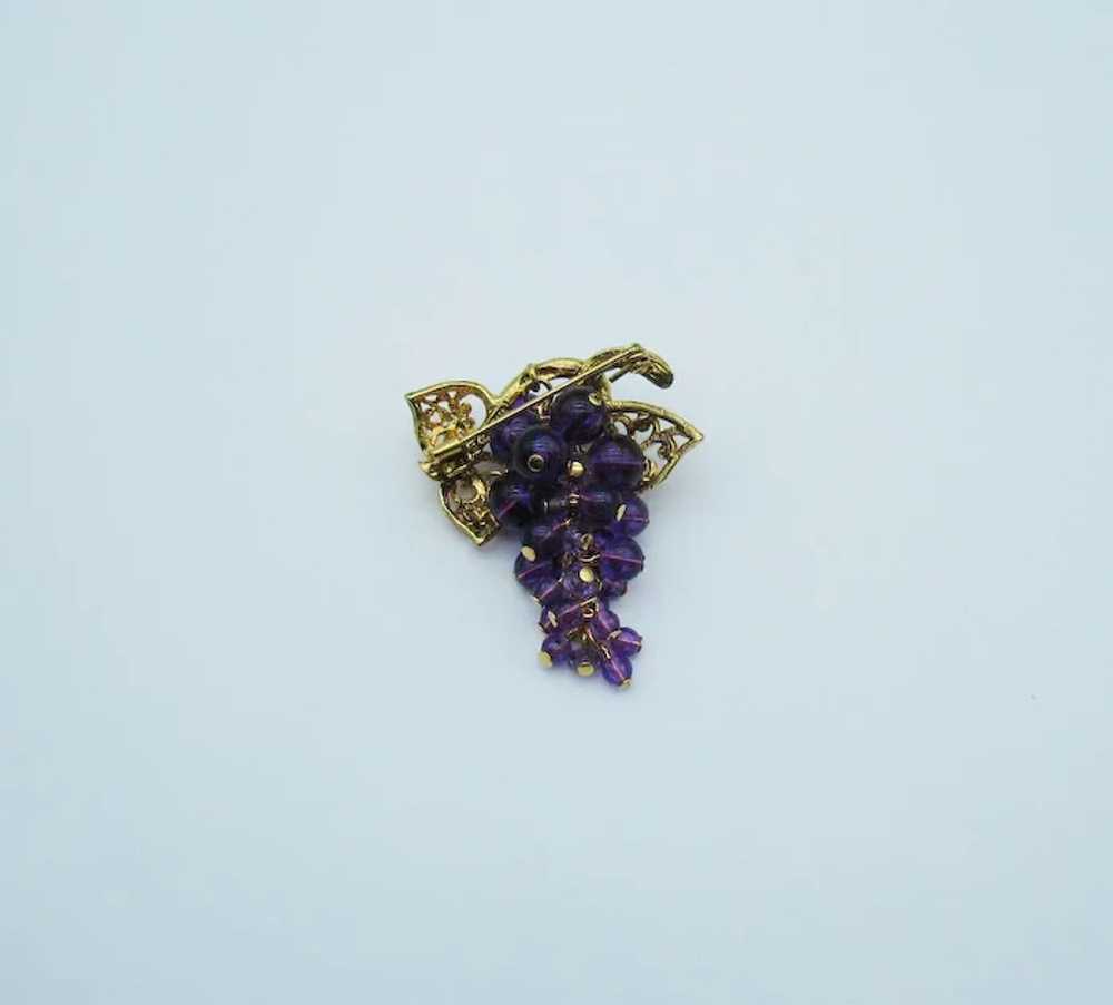 BOOK Signed Avon Vintage 1993 Fall Grapes Pin Bro… - image 5