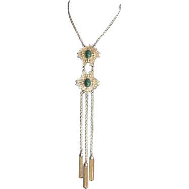 Mid-Century Victorian Inspired Tassels Necklace - image 1