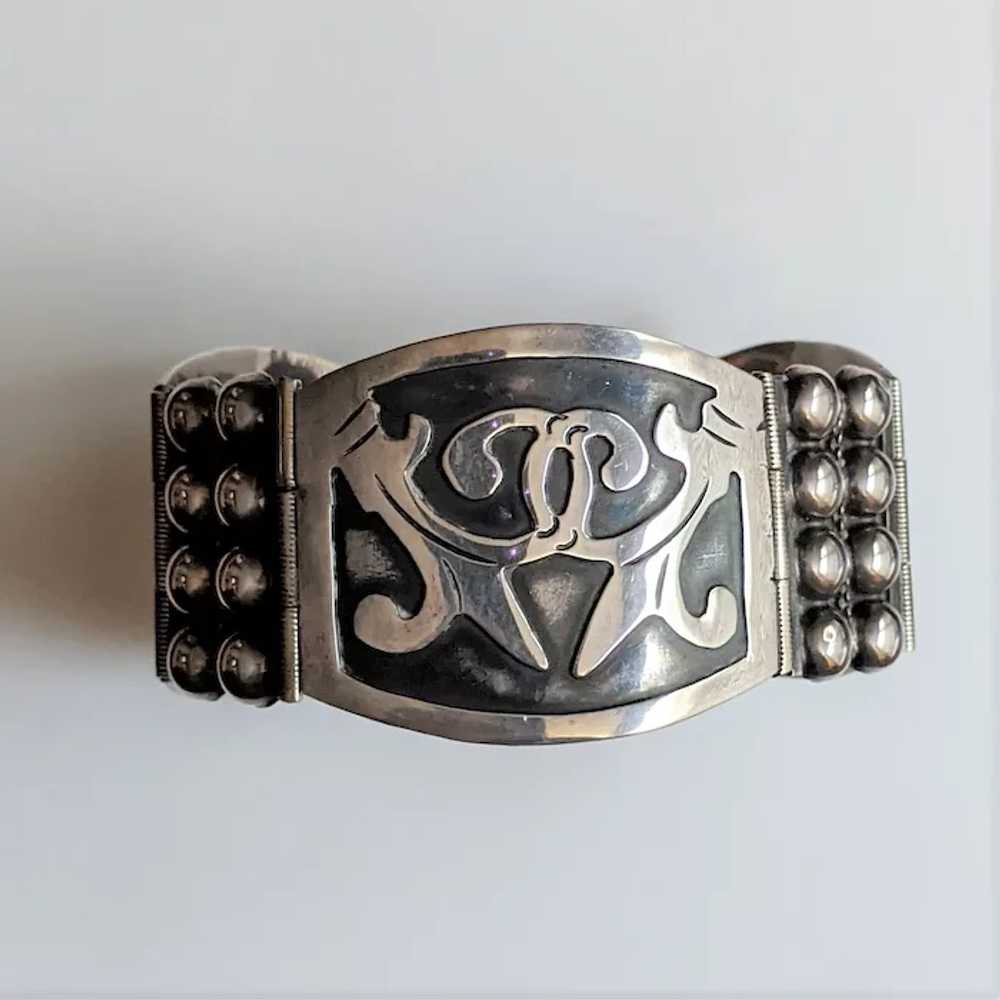 Mexico Sterling Mid-Century Bracelet - image 2