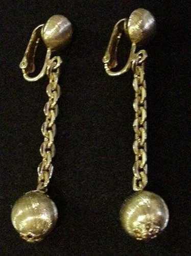 Kramer Gold Color Drop Earrings