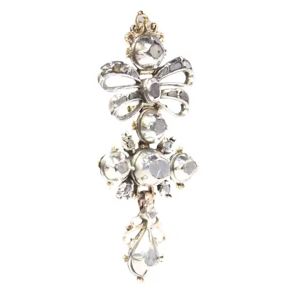 High Quality 18th Century Baroque Diamond Cross, … - image 3