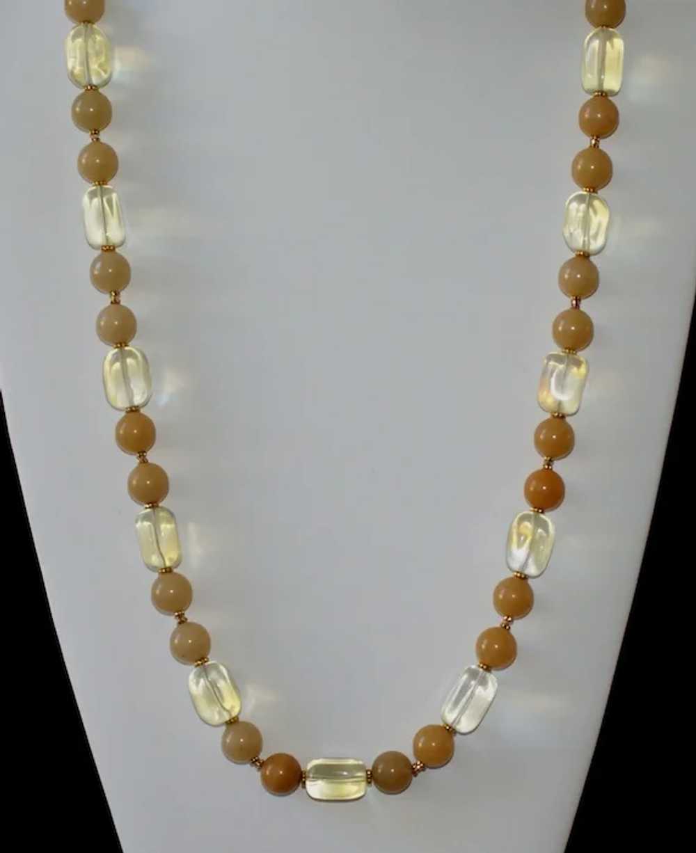Yellow Opal and Lemon Quartz Necklace - image 8
