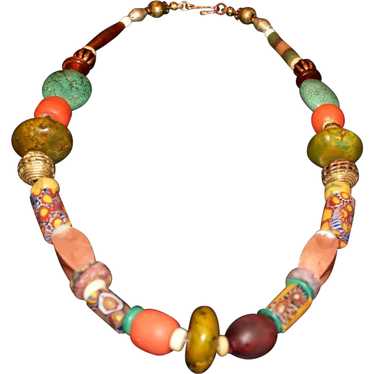 Antique African Trade Bead Necklace