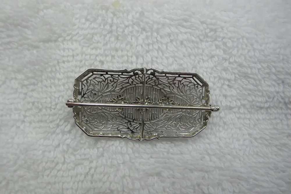 Original Edwardian Circa 1910 Large Platinum and … - image 8