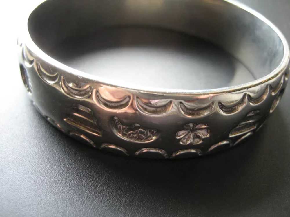 Vintage Hecho En Mexico Bangle Bracelet - image 2