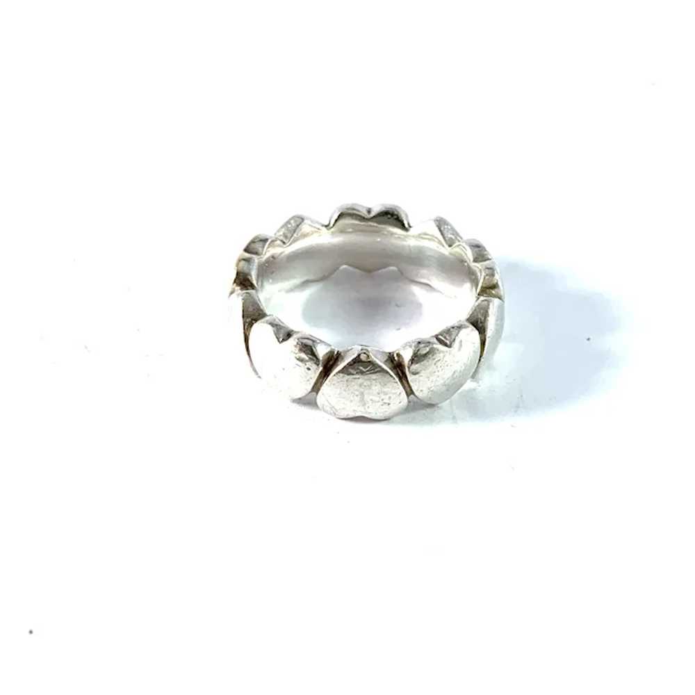 Pia RAUFF, Denmark Vintage Sterling Silver Band o… - image 2