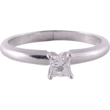 Princess Cut Diamond Solitaire Ring