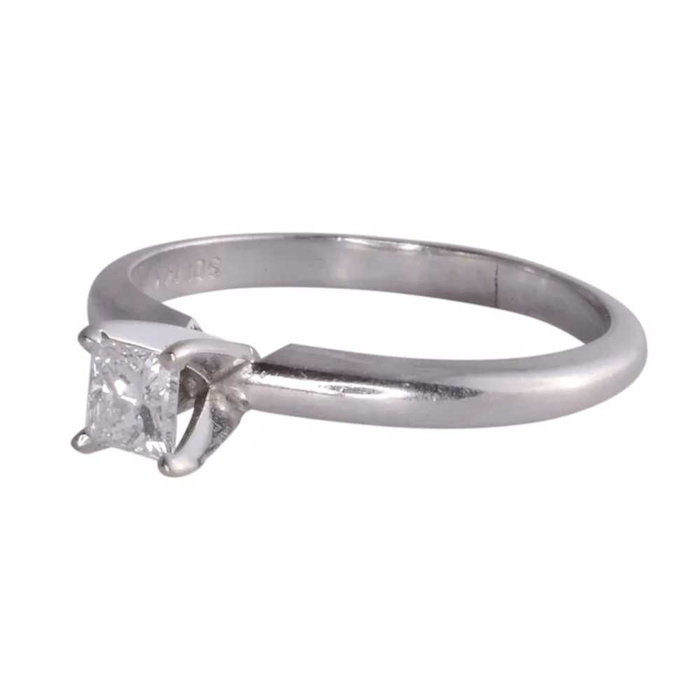 Princess Cut Diamond Solitaire Ring - image 2