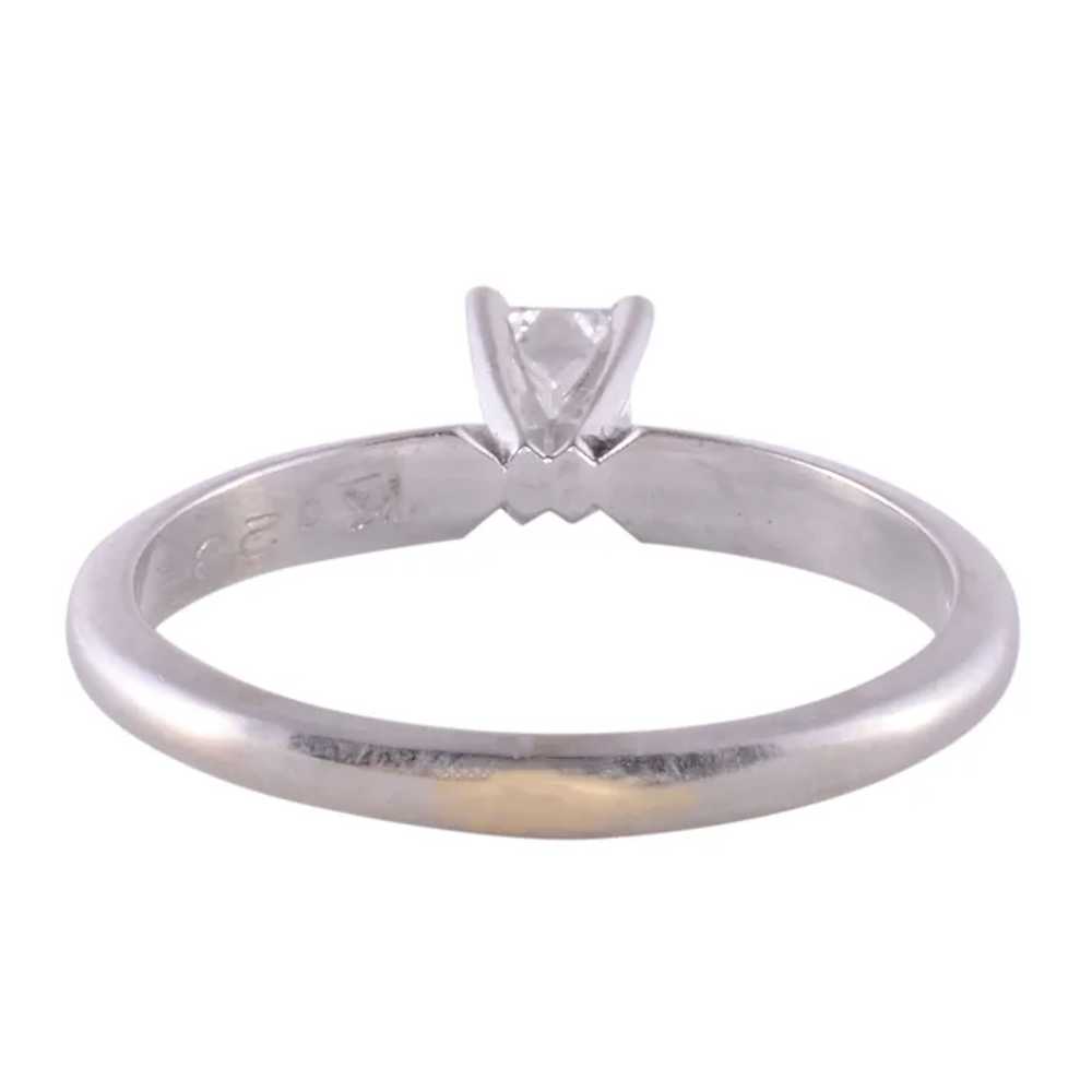 Princess Cut Diamond Solitaire Ring - image 3