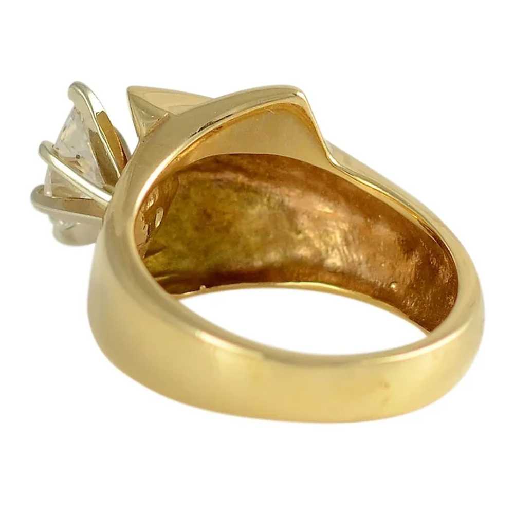 0.65 Carat Marquise Diamond Ring - image 3