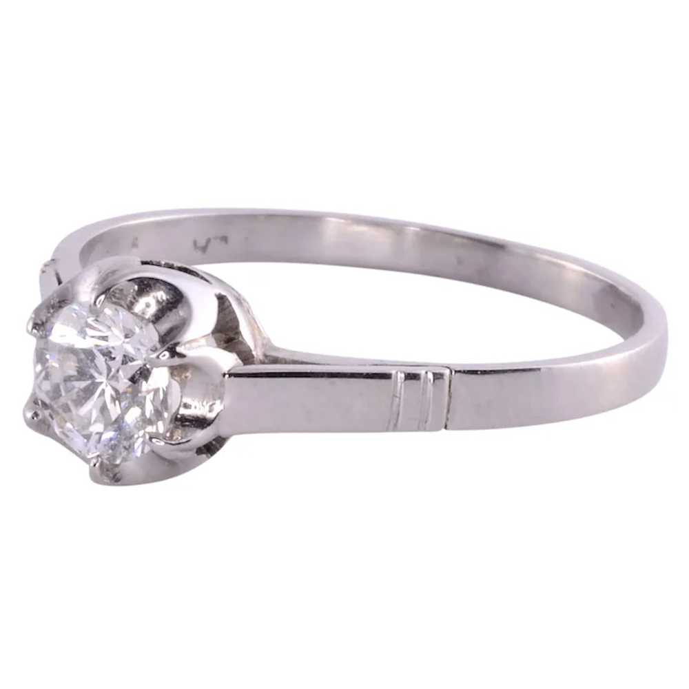 VVS1 Diamond Solitaire Platinum Engagement Ring - image 2