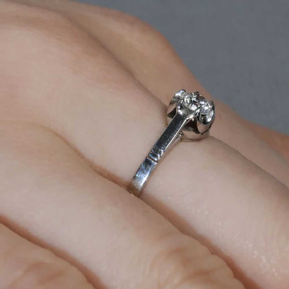 VVS1 Diamond Solitaire Platinum Engagement Ring - image 5