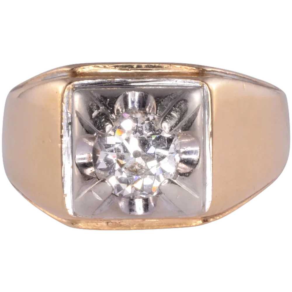.95 Carat Diamond Mens Ring - image 1