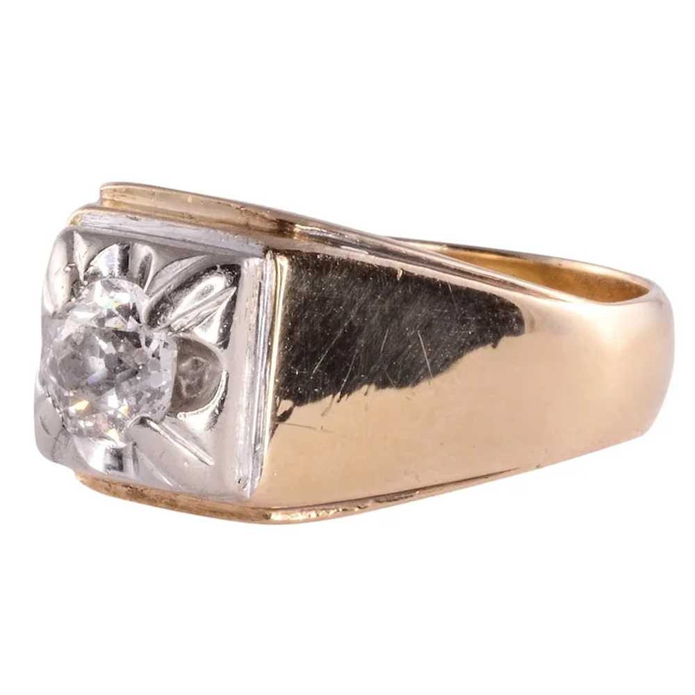 .95 Carat Diamond Mens Ring - image 2