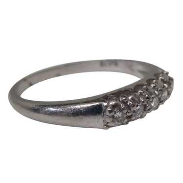 Platinum Diamond Wedding Anniversary Band