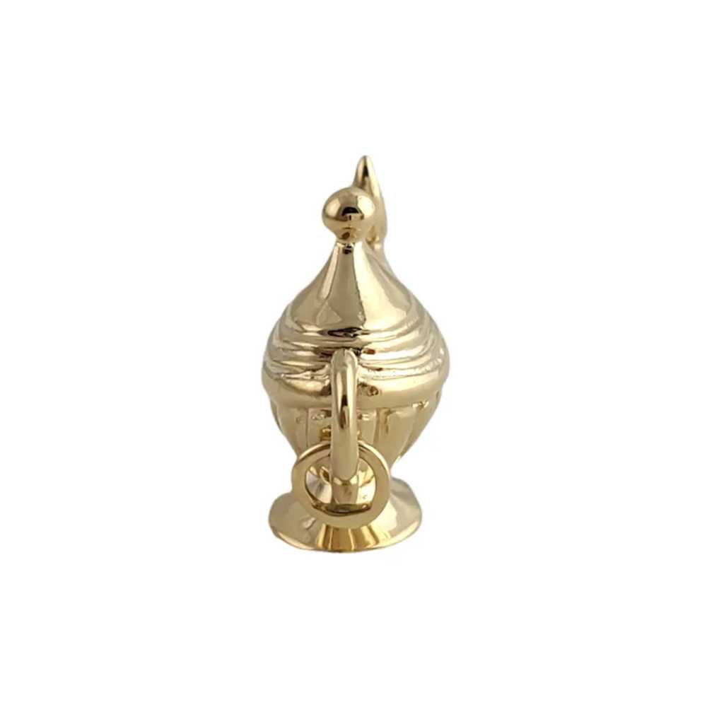 Vintage 14K Yellow Gold Magic Lamp Charm - image 4