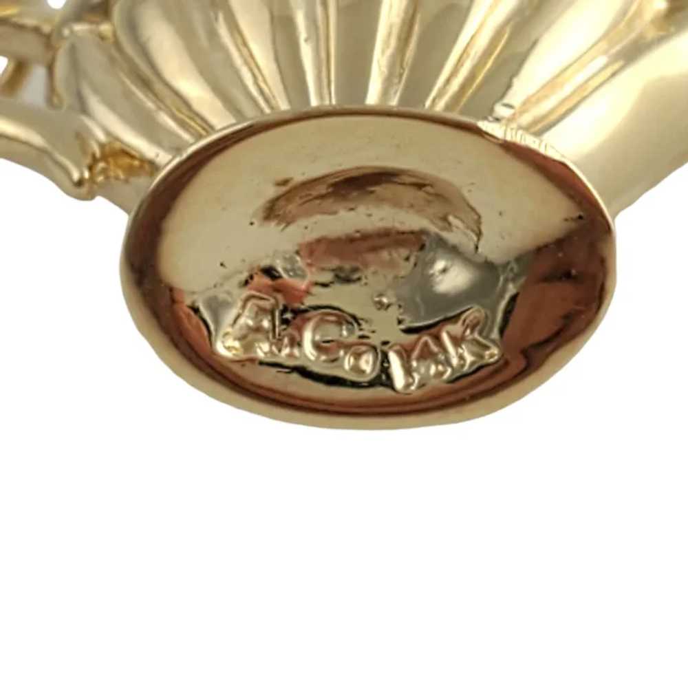 Vintage 14K Yellow Gold Magic Lamp Charm - image 5