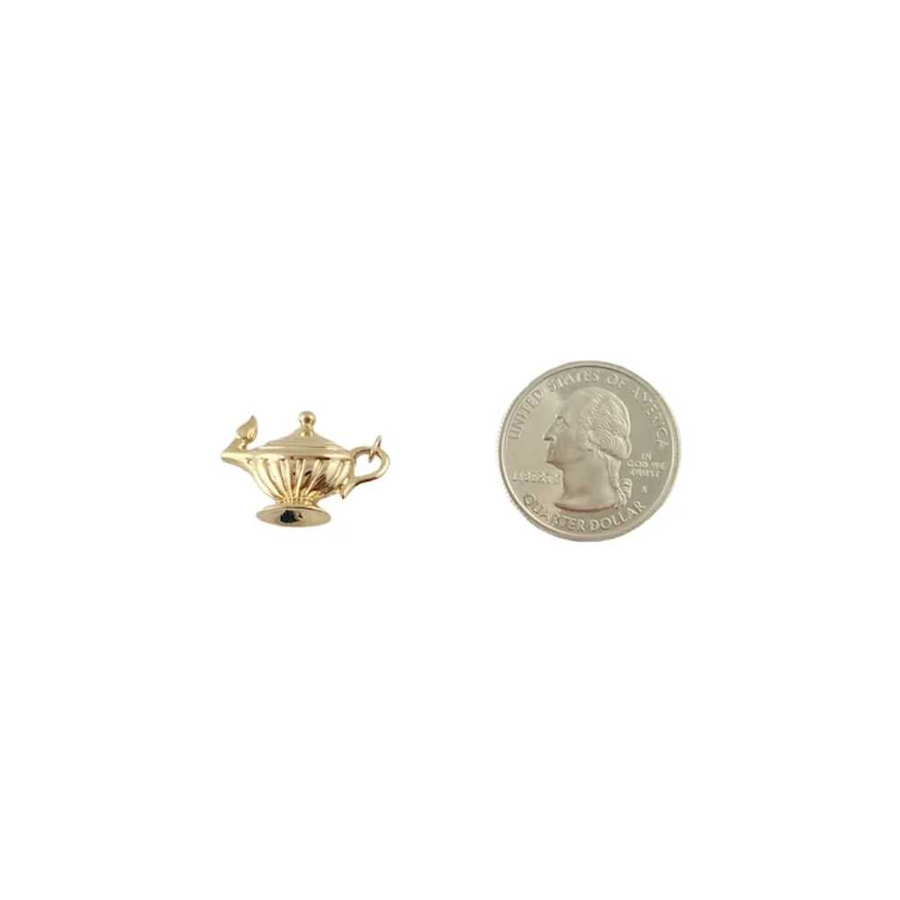 Vintage 14K Yellow Gold Magic Lamp Charm - image 6