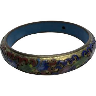 Simply Amazing Chinese Export Floral Cloisonne Br… - image 1