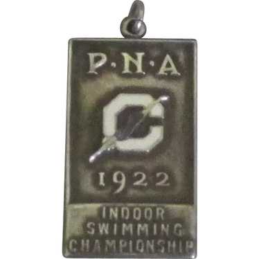 Vintage 1922 Sterling Silver Swimming Championship