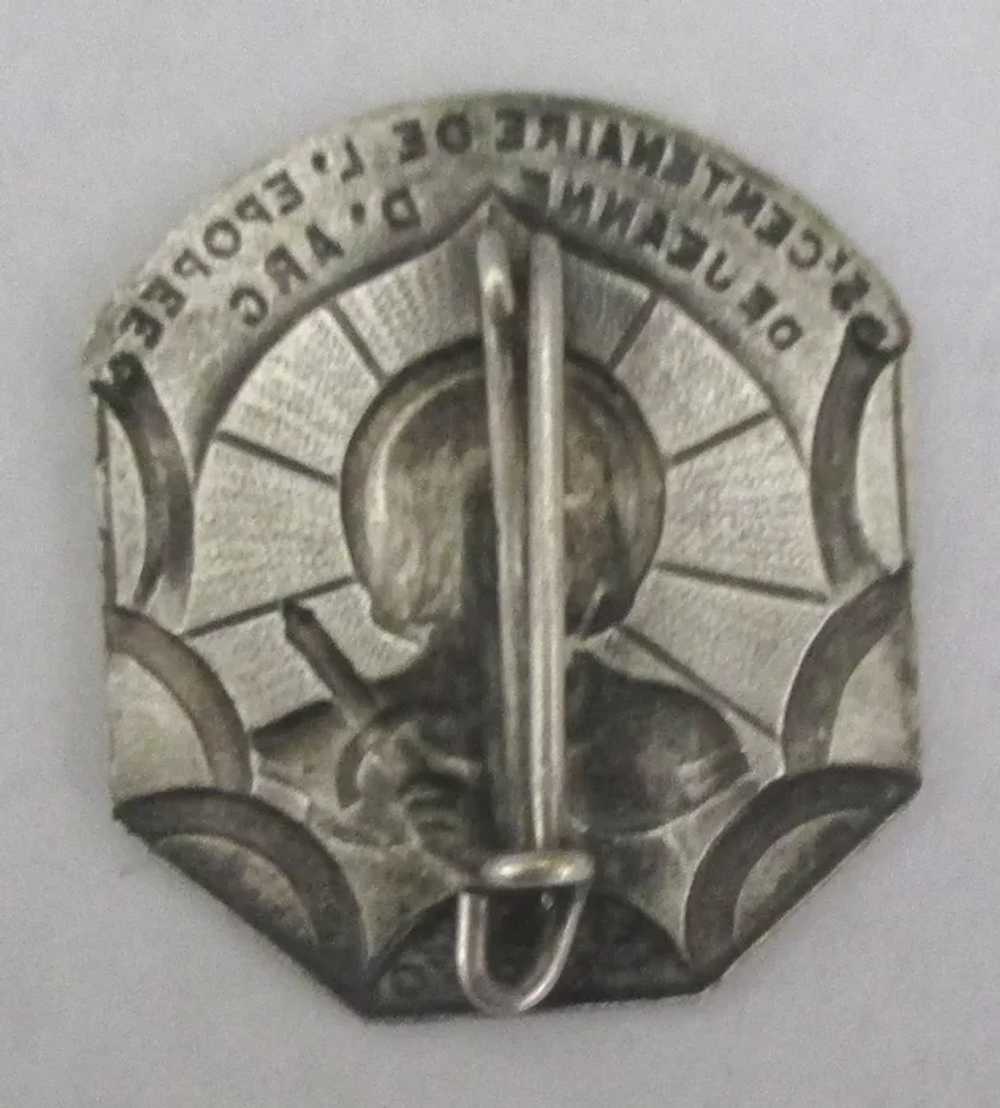 Vintage 500 Year Centennial of Joan of Arc Brooch - image 2