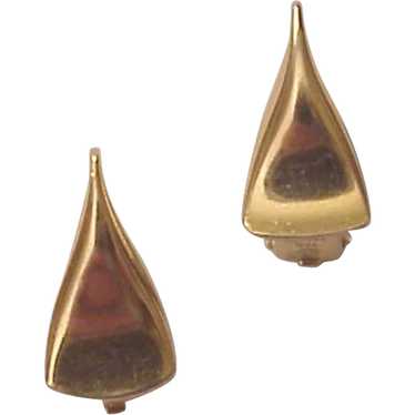 G. Jensen 18Kt. Modernistic Earrings # 1116 B - C… - image 1