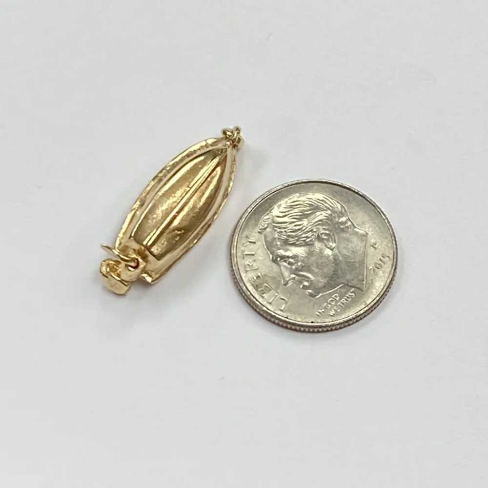 Moving Motorboat Vintage Charm Charm 14K Gold Thr… - image 3