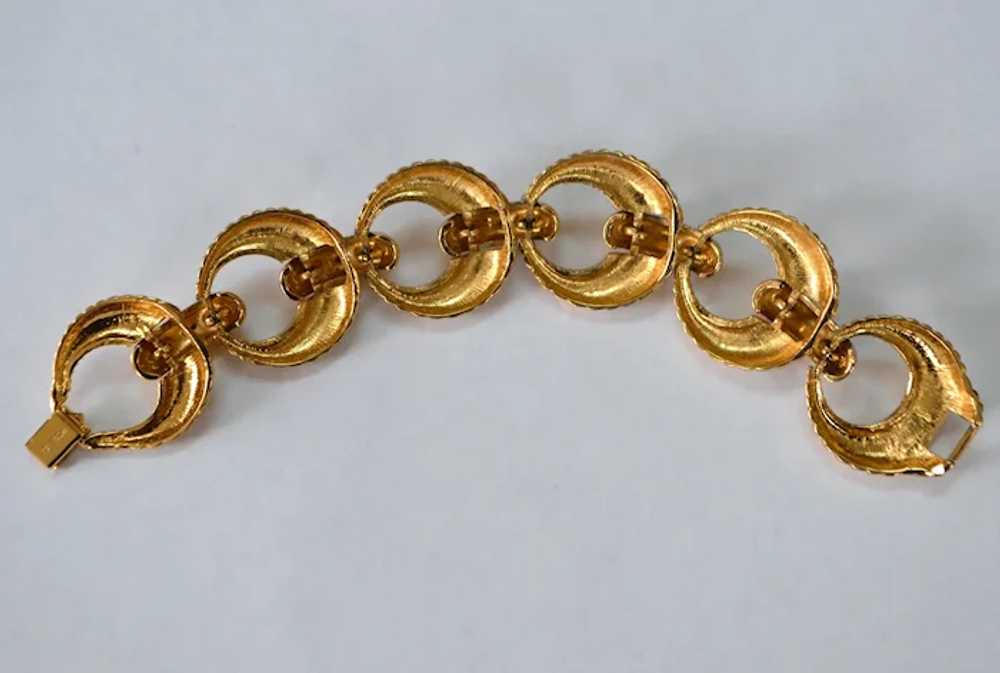 MONET Chunky Ribbed Link Bracelet - image 3