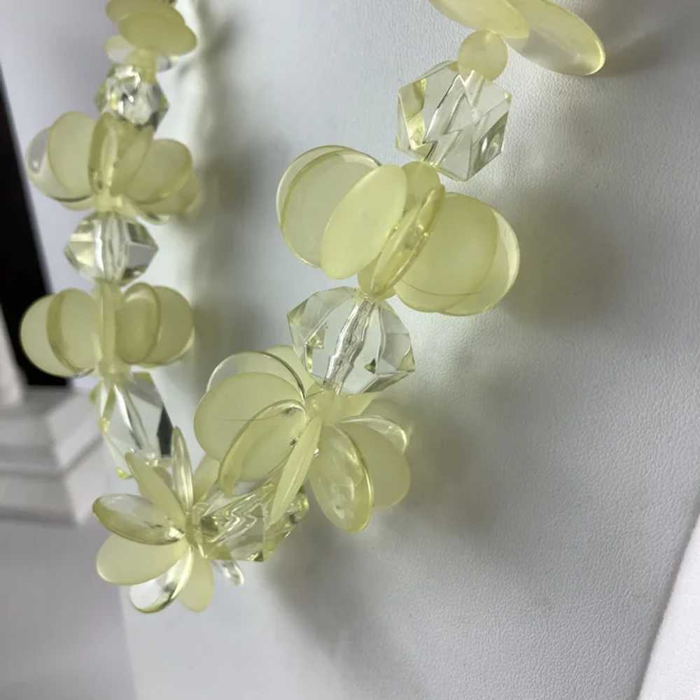Whimsical Summer Necklace in Lemon Yellow - image 2